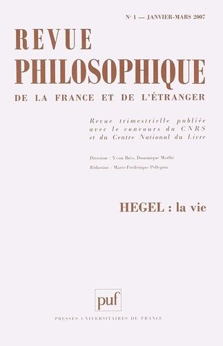 Hegel : La Vie