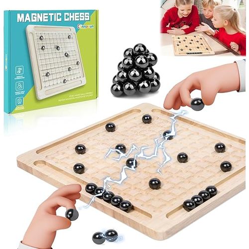 Jeu D'Échecs Magnétique, Jeu D'Échecs Magnétique Avec 20 Pierres Magnétiques, Échiquier Magnétique, Échiquier Portable Pour Les Réunions De Famille Et Les Voyages