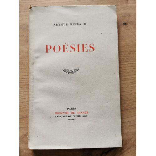 Poésies D'Arthur Rimbaud