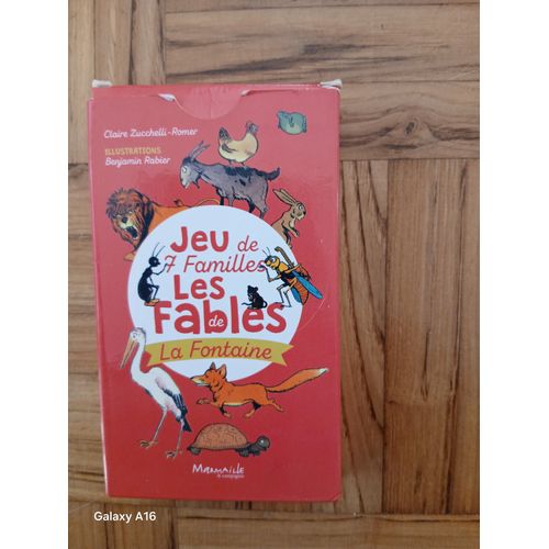 Jeu De 7 Familles Les Fables De La Fontaine Dessins De Benjamin Rabier