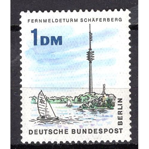 Allemagne Berlin 1965 La Tour Radio De Schaferberg Yvert N° 240 Neuf**