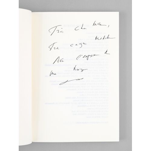 Nouveau Voyage Au Tour De Ma Chambre. Essai Et Autres Récits [ Livre Dédicacé Par L'auteur À Maurice Druon ]