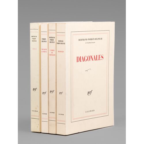 [ Lot De 4 Livres Dédicacés Par L'auteur À Maurice Druon : ] L'été 36 - Monsieur Le Prince - L'amour De L'humanité - Diagonales