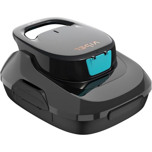 AIPER Robot de piscine sans fil pour piscines au sol jusqu'à 80 m², nettoyeur de piscine avec fonction auto-parking et 90 minutes d'autonomie