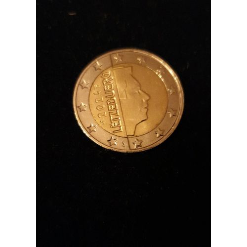 Pièce Rare 2€ Luxembourg 2024