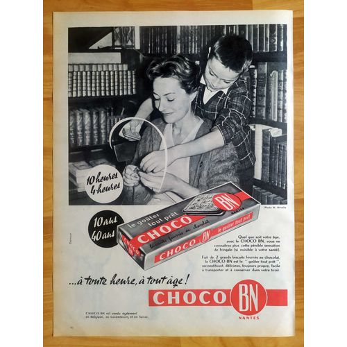 Publicité Papier - Biscuits Choco Bn De 1961