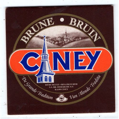 Sous Bock De Biere Ciney Brune