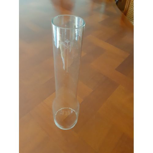 Verre À Lampe À Pétrole Ancien En Crystal