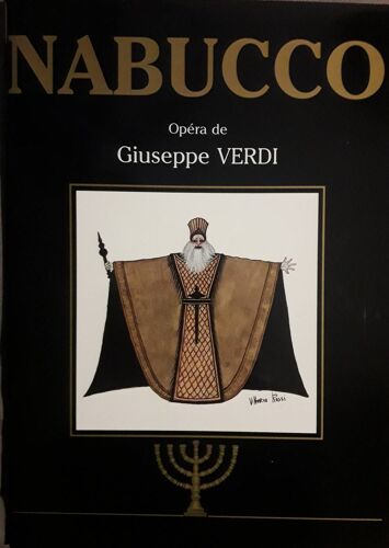 Programme De Nabucco - Opéra De Verdi - Paris Bercy - 1987 ( Direction Musicale : Michel Plasson ; Mise En Scène, Décors, Costumes : Vittorio Rossi