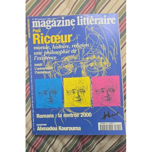 Magazine Littéraire 390 Paul Ricoeur
