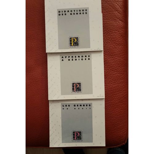 Revue:Pratique:Didactique Des Genres; Apprendre À Rédiger ; Les Genres Du Récit