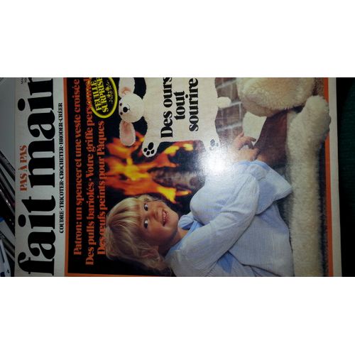 Fait Main Pas À Pas N°3 De 1983 Des Ours Tout Sourire