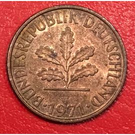 2 Pfennig - 1971 J - Allemagne