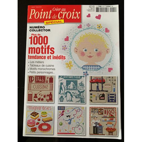 Magazine Point De Croix N°9 Spécial Collector + De 1000 Motifs Tendance & Inédit