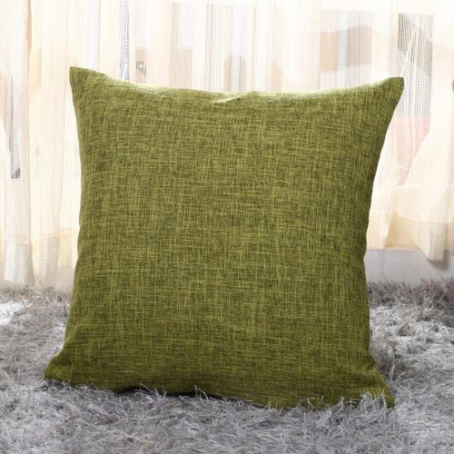 2 Housses De Coussin Décoratives En Lin Épais 40x40 Cm - Style Rustique Farmhouse Et Boho Pour Décoration D'intérieur - Avec Fermeture Éclair Invisible - Pour Canapé, Lit Et Bureau,