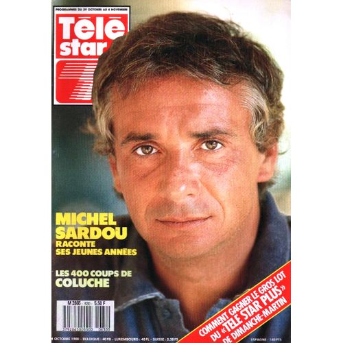 Tele Star 630 1988 Michel Sardou/Speakerines / Dorothee, Evelyne Leclercq/Miou Miou/Coluche/Luchini/Rampling/Gabrielle Lazure/Les Charlots