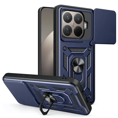 Coque pour Xiaomi 15T Pro 5G - housse etui rigide anti choc + verre trempe - BLEU FONCE
