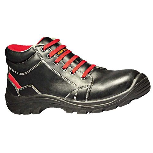 Baskets Hautes Janus S3 Src Pu1d Tec Safety - Chaussures De Sécurité Noires/Rouges Cha3a0909-40