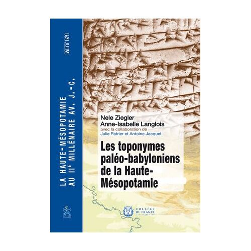 Les Toponymes Paléo-Babyloniens De La Haute-Mésopotamie
