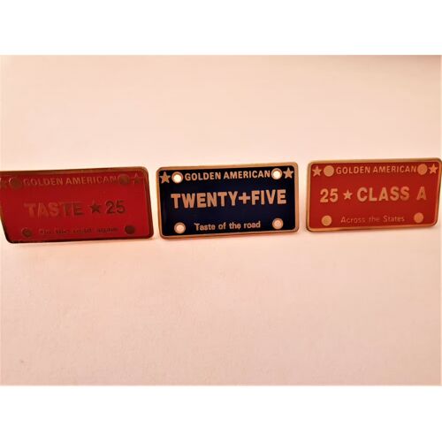 Pins Tabac Cigarettes Golden American Lot De 3 Pin's Différant