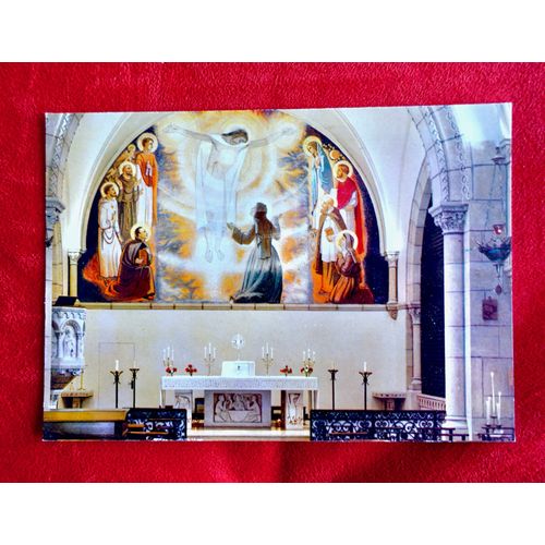 Carte Postale Paray-Le-Monial. Saône Et Loire. Bourgogne. Sanctuaire De La Chapelle Des Apparitions (Peinture Murale De M.Luc Barbier).