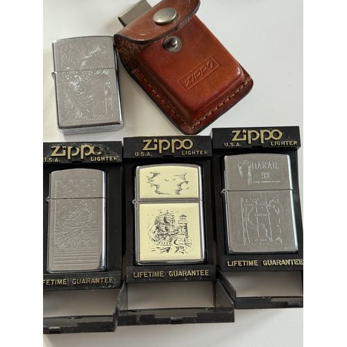 Lot De 4 Briquets Zippo