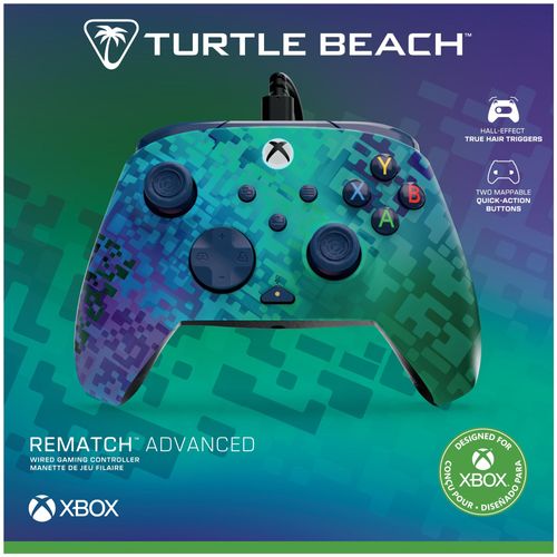 Turtle Beach Rematch Advanced Wired (2025) Multicolore USB Manette de jeu Analogique PC, Xbox One, Xbox One S, Xbox One X, Xbox Series S, Xbox Series X