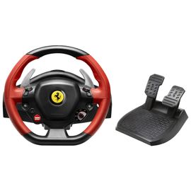 Thrustmaster Ferrari 458 Spider Noir, Rouge USB Volant + pédales Xbox One