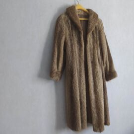 Manteau De Fourrure En Vison Marron - Taille 40-42 - Occasion Très Bon état
