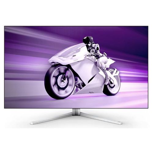 Philips Evnia 8000 42M2N8900 - Moniteur OLED - jeux - 42" (41.54" visualisable) - 3840 x 2160 4K - 450 cd/m² - 15000000:1 - HDR10 - 0.1 ms - 2xHDMI, DisplayPort, USB-C - haut-parleurs - blanc