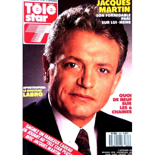 Tele Star 623 1988 Jacques Martin/Rourke/Lavoine/Lazure/Arditi/Renaud Sechan/Distel