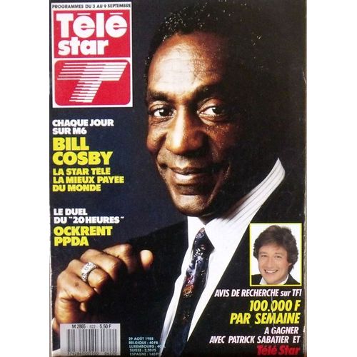 Tele Star 622 1988 Bill Cosby/Remy Grumbach/Jane Birkin/Dominique Sanda/Burt Reynolds/Arielle Dombasle/Deneuve/Lahaye