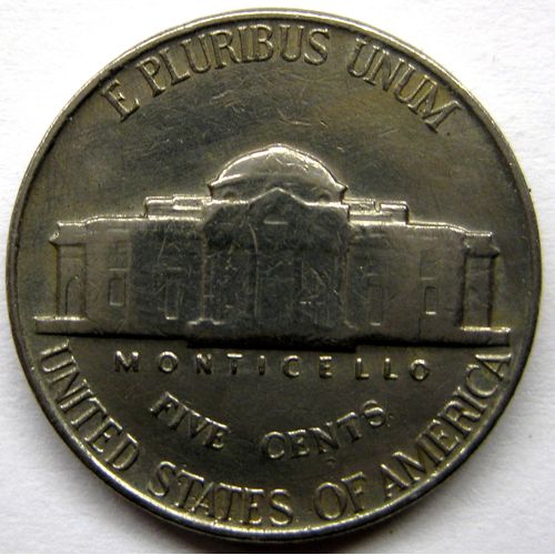 Pièce Monnaie Etats-Unis De Five Cents, 5 Cents "Jefferson Nickel" 1942, (Et-42).