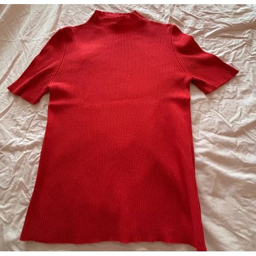 Pull Manches Courtes, Col Montant