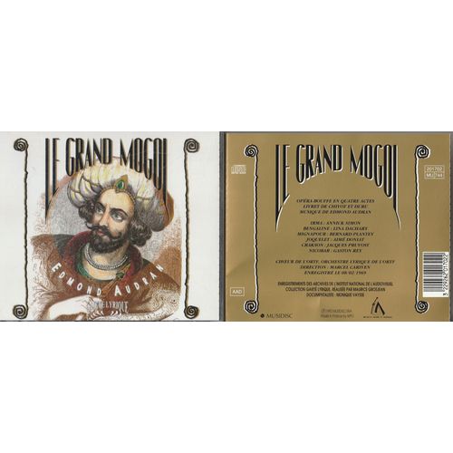Double Cd Edmond Audran - Le Grand Mogol - Opera Bouffe En 4 Actes - Livret Chivot Et Duru -Annick Simon - Lina Dachary -Bernard Plantly Aimé Soniat Choeur Et Orch. Ortf Dir; Cariven 1969