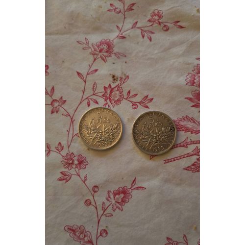 Piece De 5 Francs En Argent