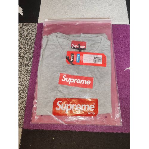 T-Shirt Gris Supreme Pour Femme