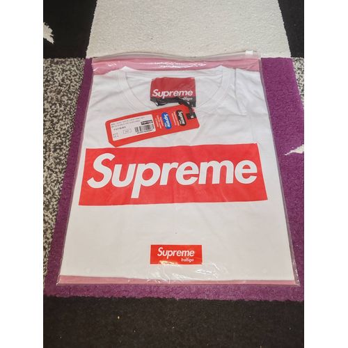 T-Shirt Blanc Supreme Pour Femme