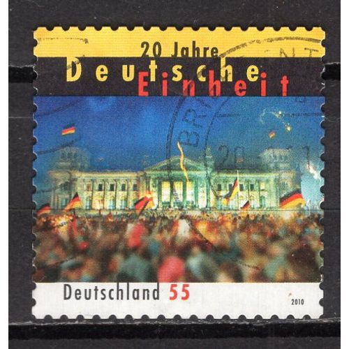 Allemagne Federale 2010 20 Eme Anniversaire De L' Unite Allemande Yvert N° 2646 Oblitere