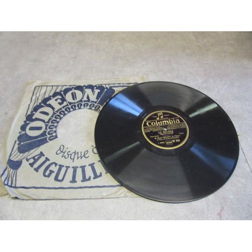 Disque 78 Tours Henri Volant Opera Piano Lucien Petitjean Le Deluge : Chant Hindou Ref Columbia 958