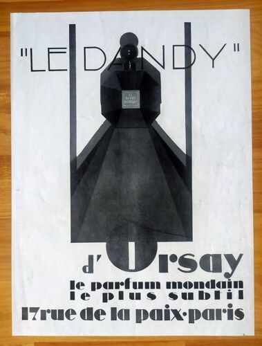 Publicité Papier - Parfum "Le Dandy" D' Orsay De 1931