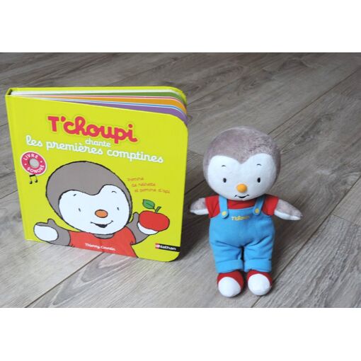 JEMINI PELUCHE TCHOUPI avec Ourson 30cm Finition Douce Licence Offici EUR 30,03 - FR