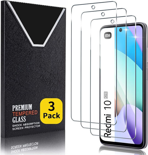 3x Films Verres Trempes Pour Xiaomi Redmi 10A Little Boutik®