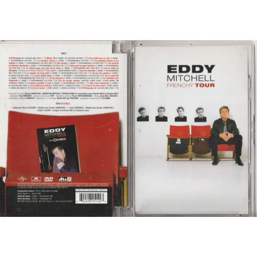 Double Dvd - Eddy Mitchell - The Frenchy Tour- 2003 - 3h17'