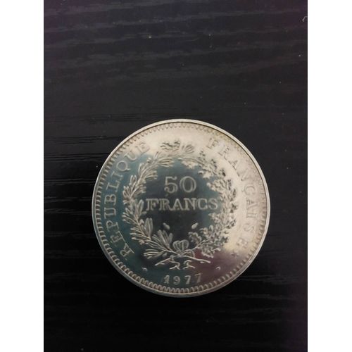 Pièce De 50 Francs Hercule Argent 1977