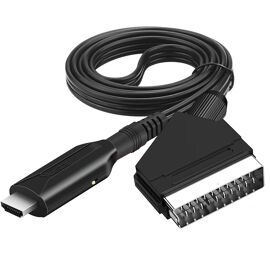 Câble Péritel vers HDMI pour Magnétoscope VHS ¿ Branchez votre Magnétoscope sur TV HDMI ¿ 720p / 1080p ¿ Straße Tech®