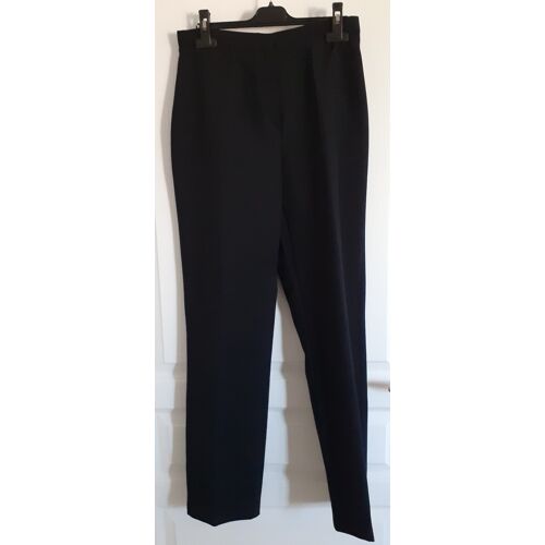 Pantalon De Ville, Basique, Noir, T. 40
