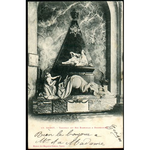 Carte Postale Nancy , Tombeau Du Roi Stanislas À Bonsecours