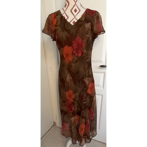 Robe Estivale Fluide, T. 40, Élégante Et Simple