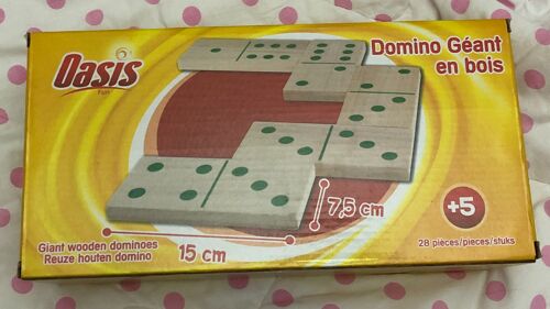 Jeux De Domino En Bois Géant 28 Pièces
